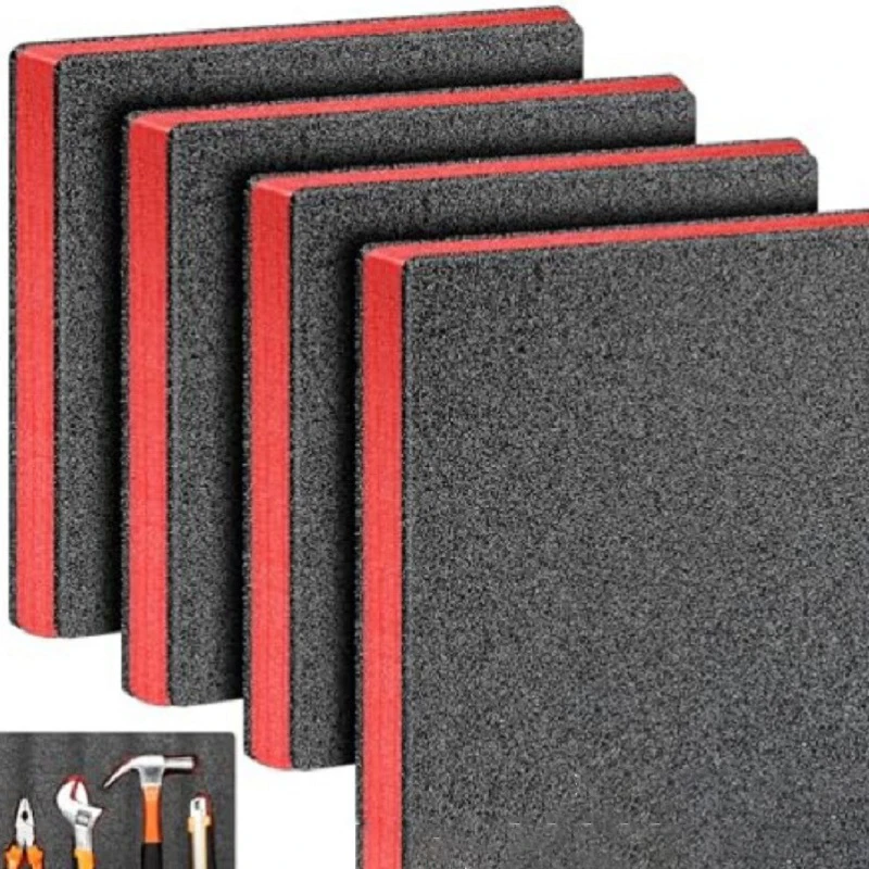 2/4pcs EPE Toolbox Foam for Organization and Shock-Absorbing Protection, Cuttable Polyurethane Insert Sheet for Storage Tool thumbnail 2