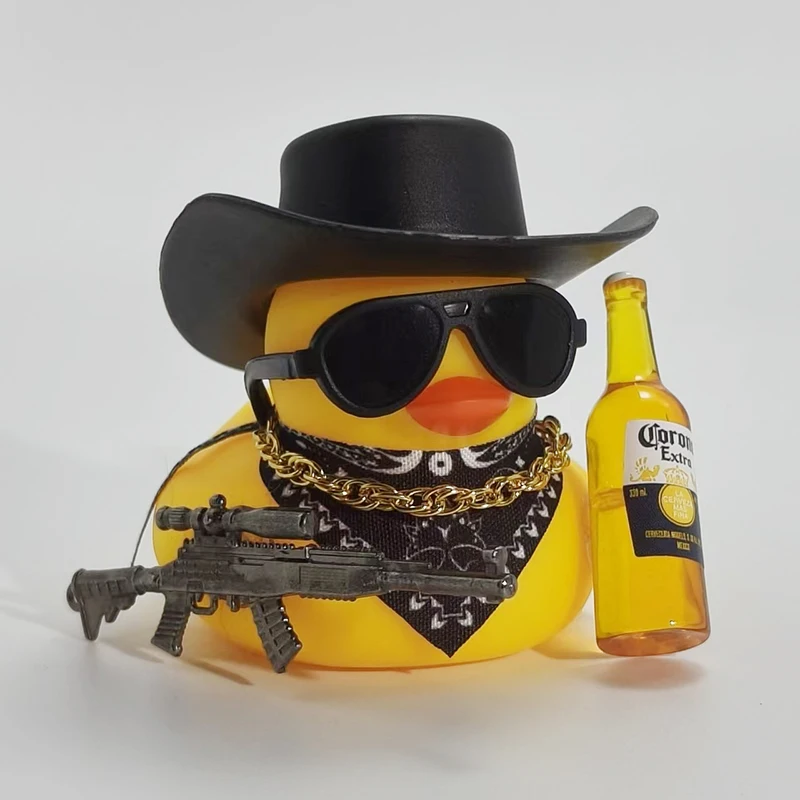 Fortunate Duck Car Dashboard Decoration Rich Duck Decoration for Car Home Office Ornament Unique Gift for Friend Family thumbnail 5