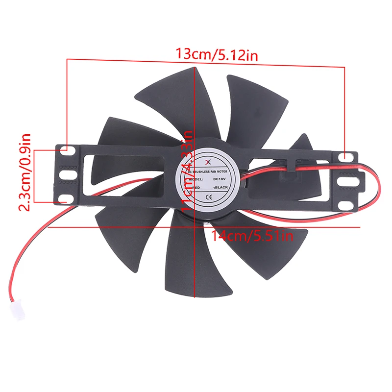 Brand New Induction Cooker Fan 18V Fan Induction Cooker Cooling Fan General Accessories thumbnail 6