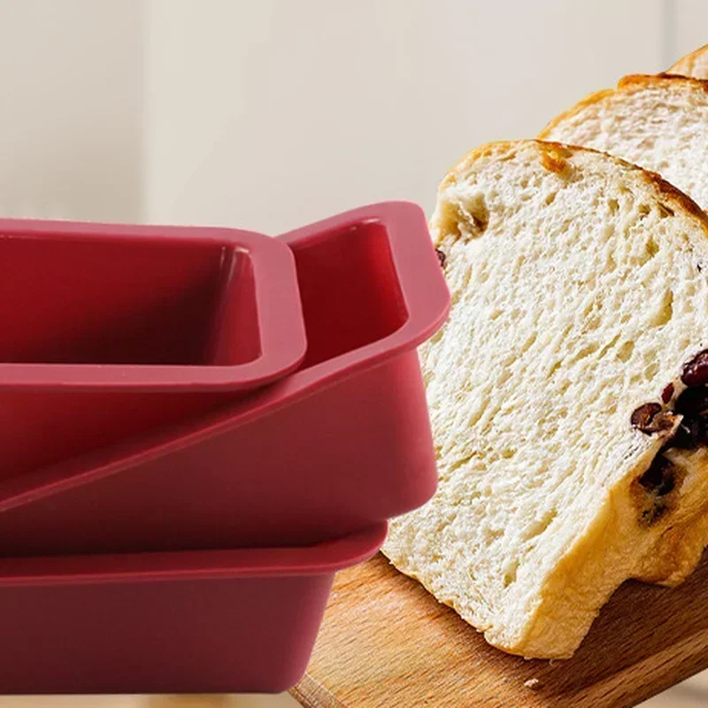 Silicone Baking Molds NonStick Rectangle Cake Pans Mini Loaf Pan Easy Release Bread Toast Mould Kitchen Accessories Pastry Tool thumbnail 5