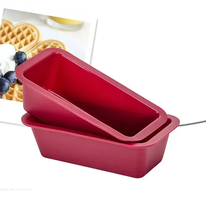 Silicone Baking Molds NonStick Rectangle Cake Pans Mini Loaf Pan Easy Release Bread Toast Mould Kitchen Accessories Pastry Tool thumbnail 4