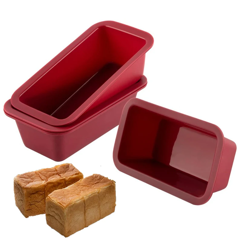 Silicone Baking Molds NonStick Rectangle Cake Pans Mini Loaf Pan Easy Release Bread Toast Mould Kitchen Accessories Pastry Tool thumbnail 6