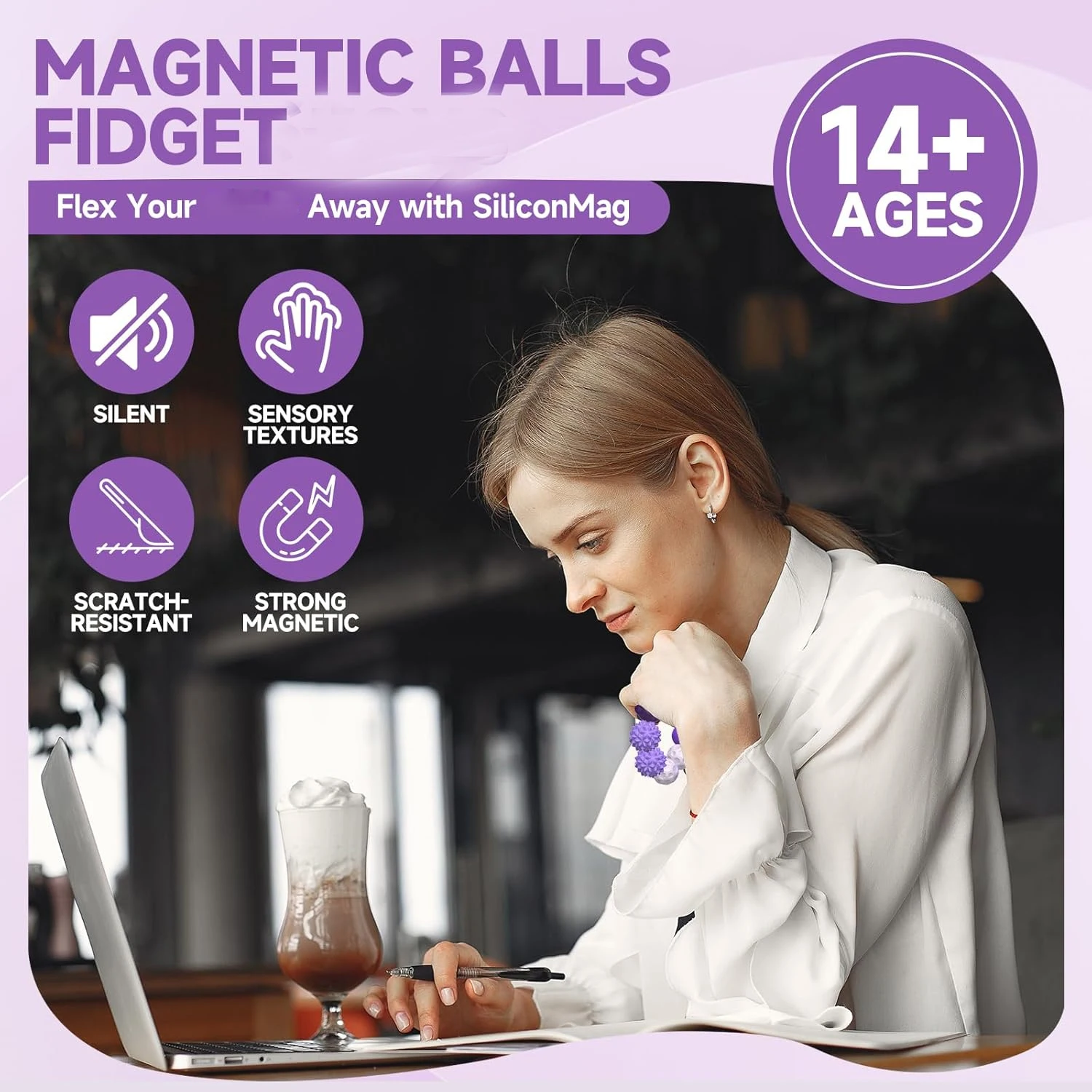 Magnetic Massage Balls Hand Acupuncture Ball Massage Massager Roller For Hand Exercise Physical Therapy thumbnail 5