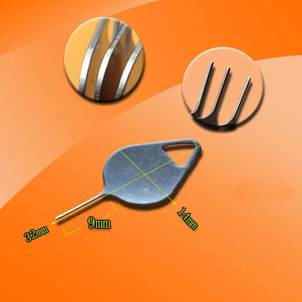 10pcs Sim Card Removal Eject Pin Stainless Steel Sim Card Tray Ejector Needle Universal For IPhone IPad Samsung Repair Tool thumbnail 5