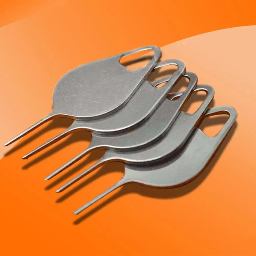 10pcs Sim Card Removal Eject Pin Stainless Steel Sim Card Tray Ejector Needle Universal For IPhone IPad Samsung Repair Tool thumbnail 4