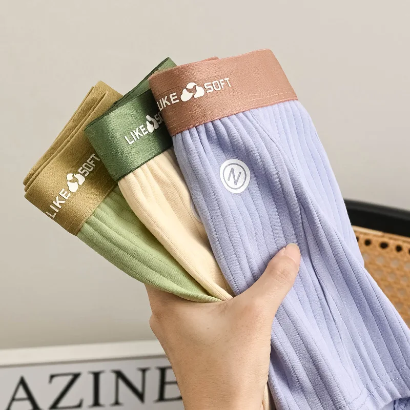 5 Pcs Men's Striped Funny Boxer Shorts Underwear Sexy Underpants Man Male Homme U Convex Shorts Lingerie Boxershorts  Panties thumbnail 4