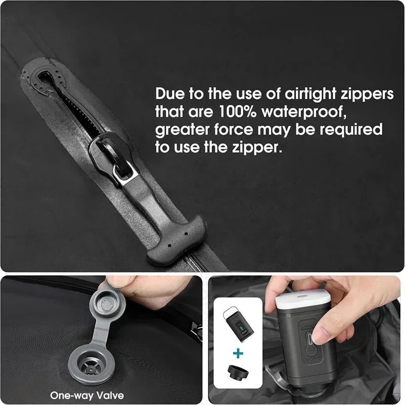 Travel Essentials Vacuum Storage bags,Suitcases Clothes Organizer bags Business Trip Practical Accessories Compression Bags thumbnail 5