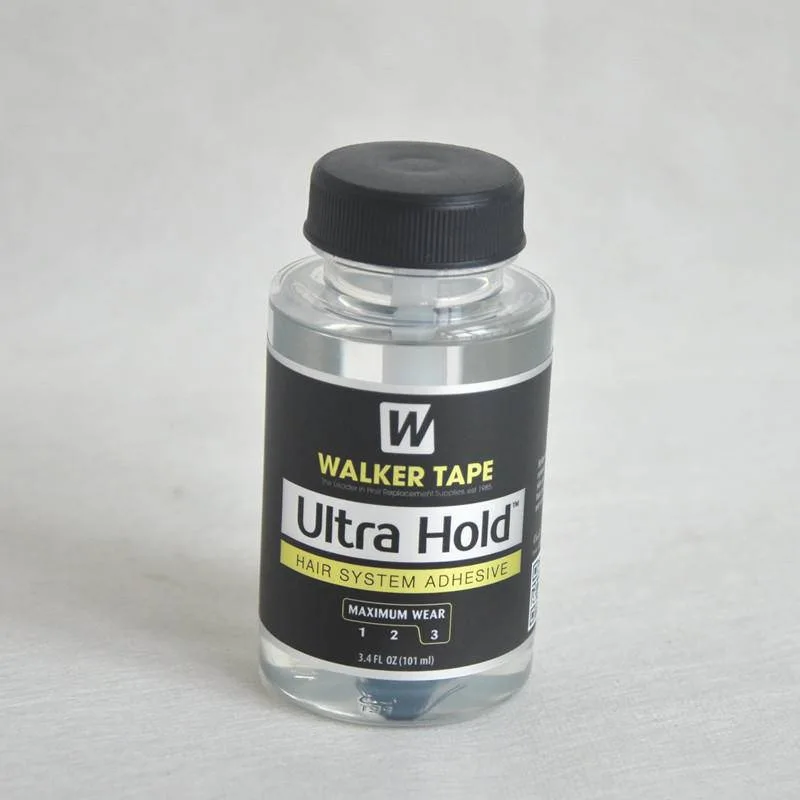 Ultra Hold Lace Wig Glue Wholesale Walker Tape Waterproof Transparent Lace Adhesive for Hair Replacement Brush-on Glue thumbnail 3