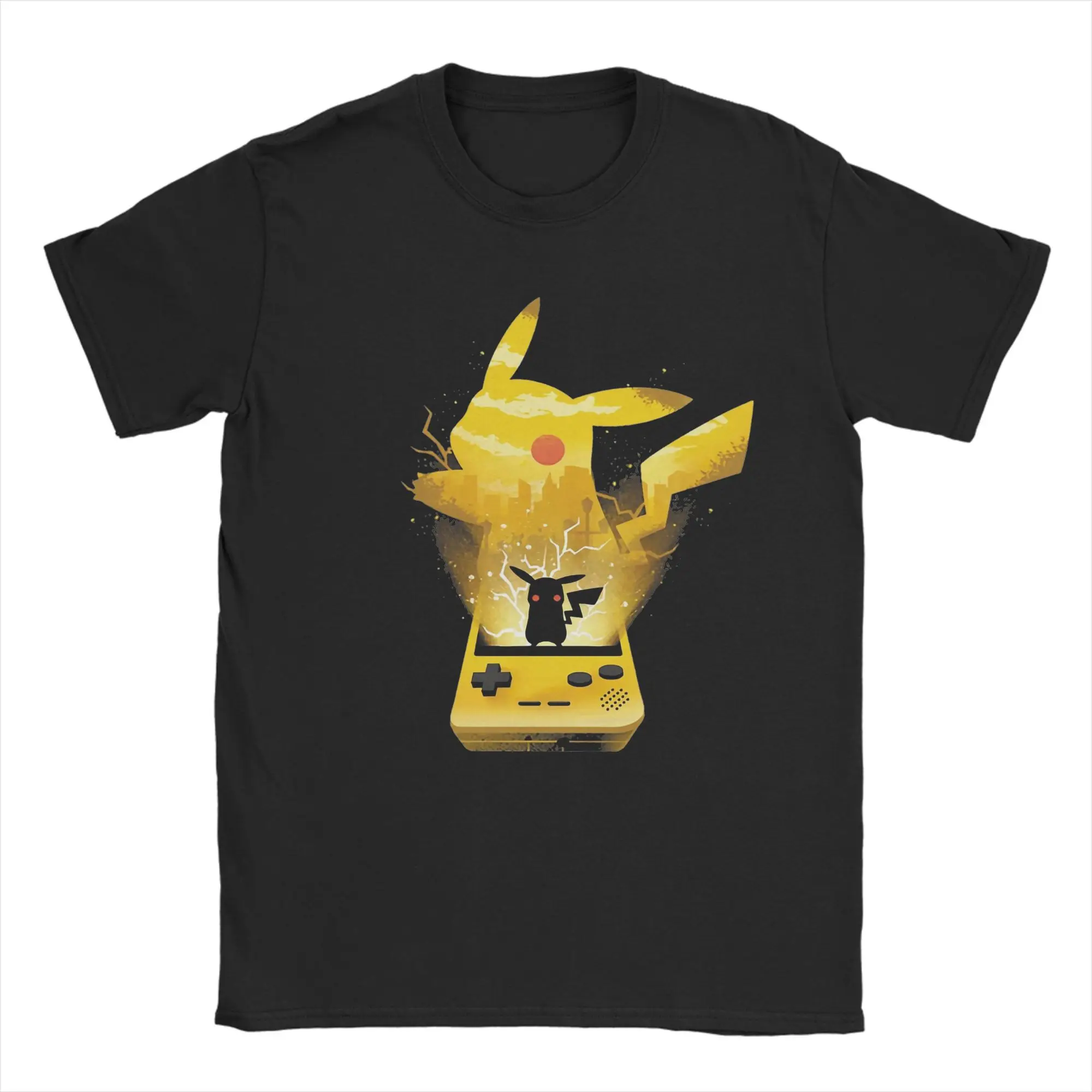 Pokemon T-shirt Men's Pure Cotton Casual T-shirt Round Neck T-shirt Short Sleeve Clothing Summer Sports Casual Short Sleeve Top thumbnail 4