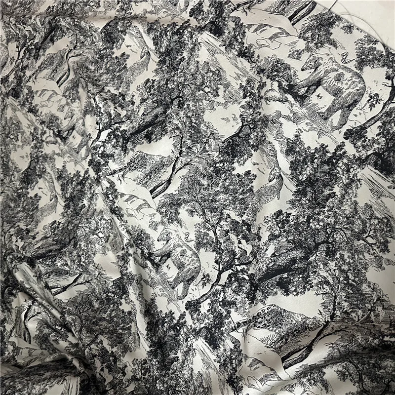 Brocade Jacquard Fabric for Diy SewingTablecloth Spring Autumn Suit Windbreaker Fashion Clothing Cloth By The Meter thumbnail 4