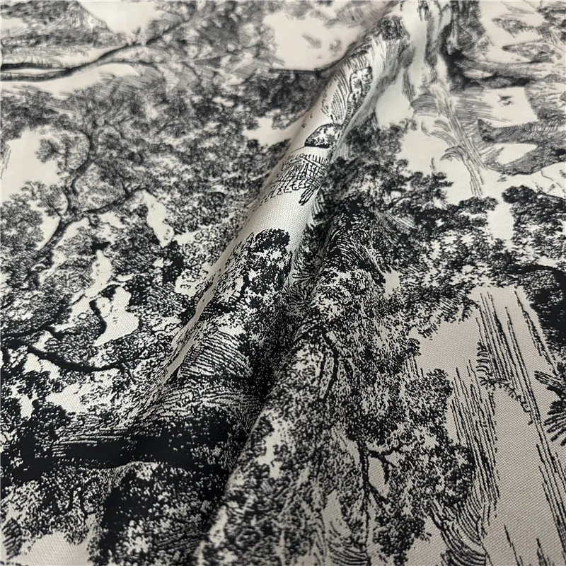 Brocade Jacquard Fabric for Diy SewingTablecloth Spring Autumn Suit Windbreaker Fashion Clothing Cloth By The Meter thumbnail 2