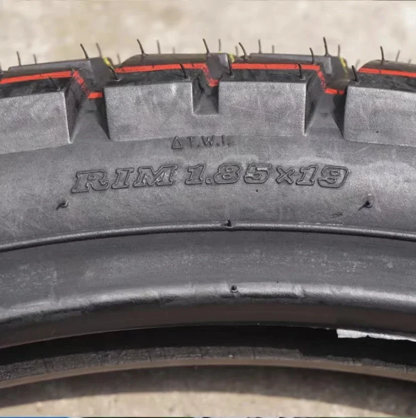 Off road motorcycle tires, front 80/100-19, rear 120/90-16, turtle back large pattern inner and outer tires thumbnail 4