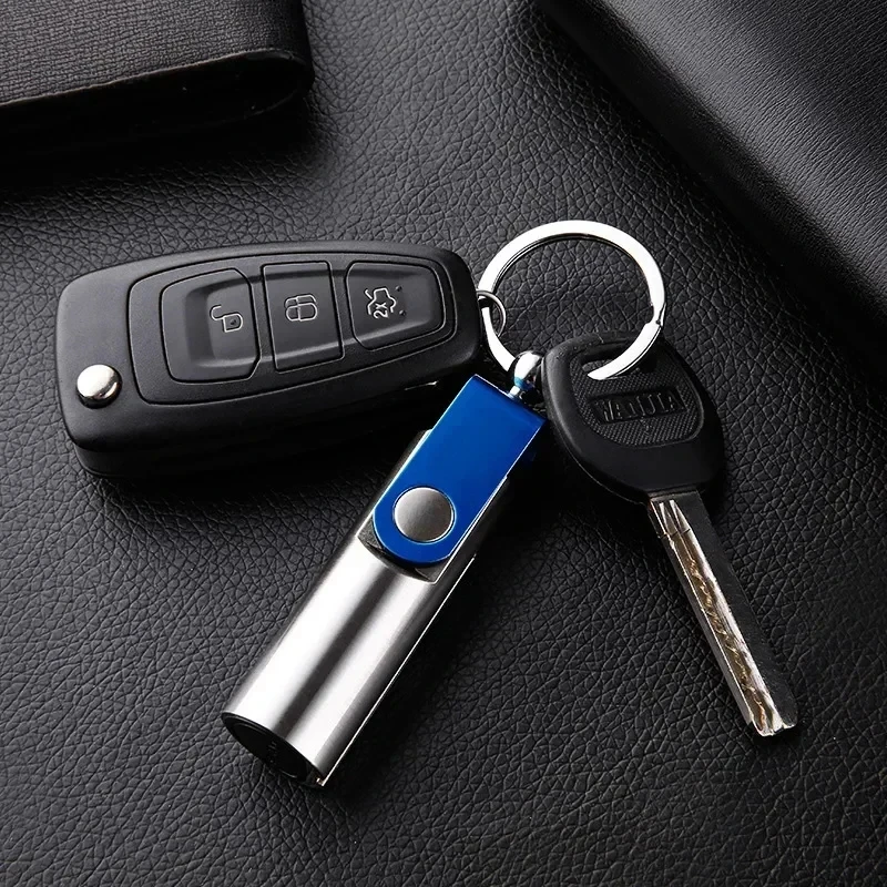 10000 Matches Keychain Lighter Portable Outdoor Torch Creative Smoking Accessories Cool Gift for Men，Cigarette accessories tool thumbnail 5
