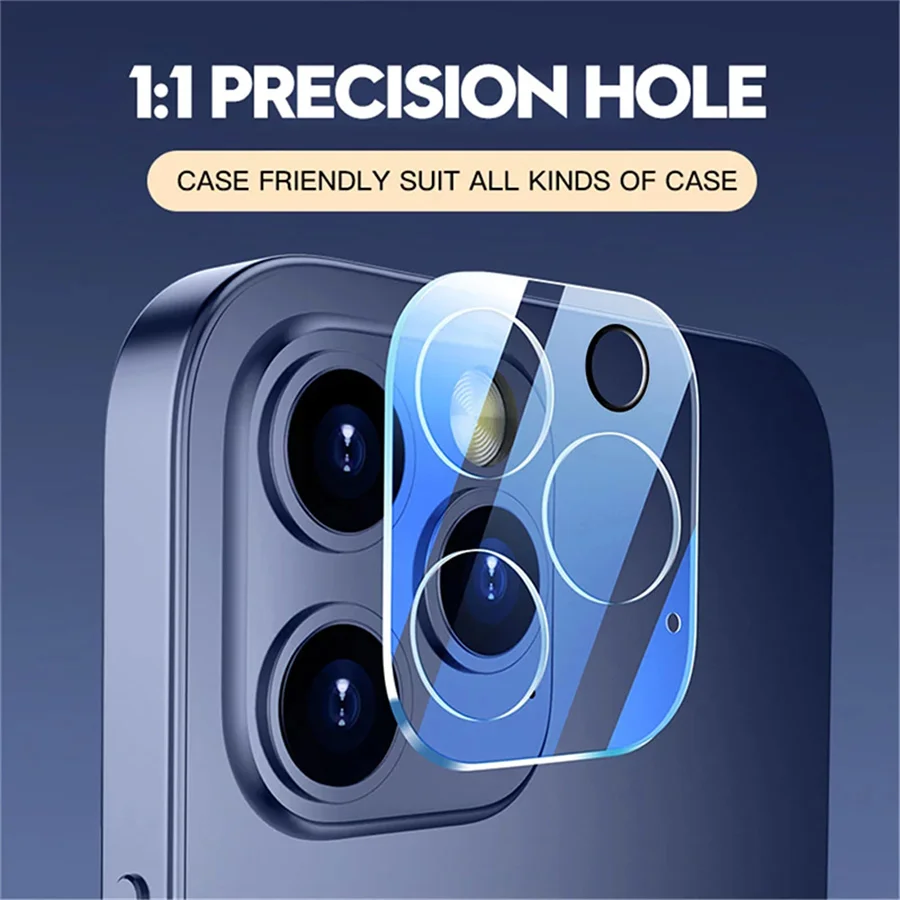 3PCS Camera Lens Glass For iPhone 17 Air 16 Pro Max 16 Plus 15 14 11 13 12 Mini HD Clear Lens Protective Glass For iPhone 16 Pro thumbnail 6