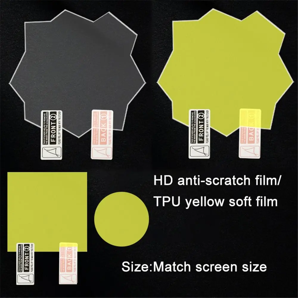 1/3 PCS HD Anti-scratch Panel Protective Cover TPU Yellow Soft Screen Protective Film Screen Protector for Tamagotchi Paradise thumbnail 6