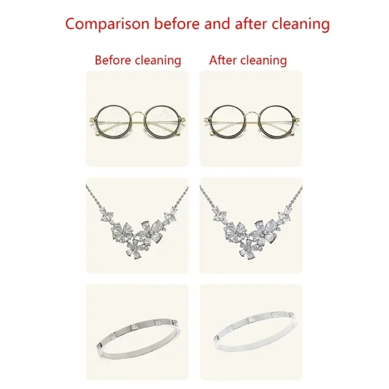 50/120ml Ultrasonic Cleaner Solution for Jewelry Lenses Rings and Metal Accessories Specially for Ultrasonic Cleaning Machines thumbnail 5