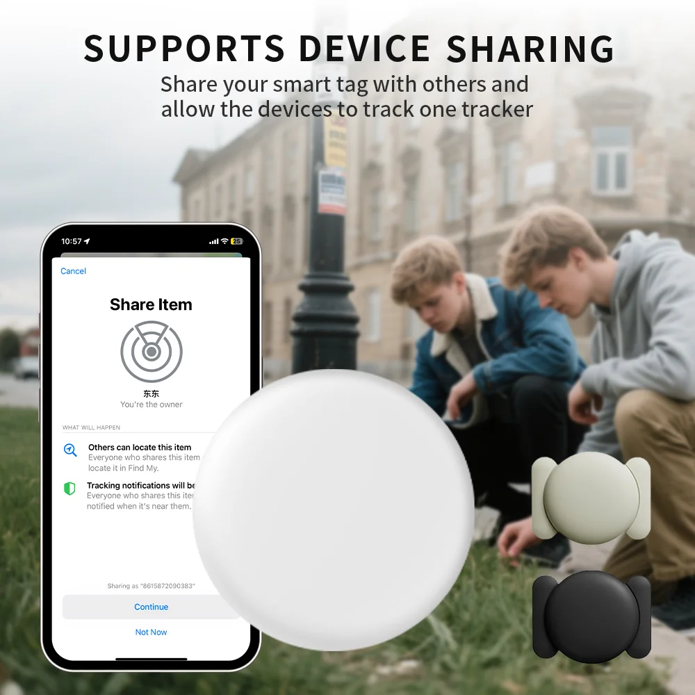 GPS Tag Air Tracker with Strong Magnetic IOS Anti-loss Positioning Device Kits for iphones Locator work with Apple Find My APP thumbnail 4