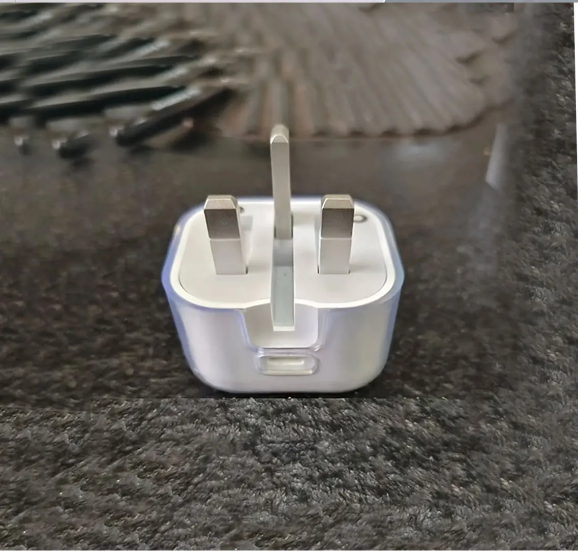 3-piece Set Wave Postage stamps Cable Protector for iPhone 20W UK HK Plug Charger Case Phone Wire Cord Organizers thumbnail 5