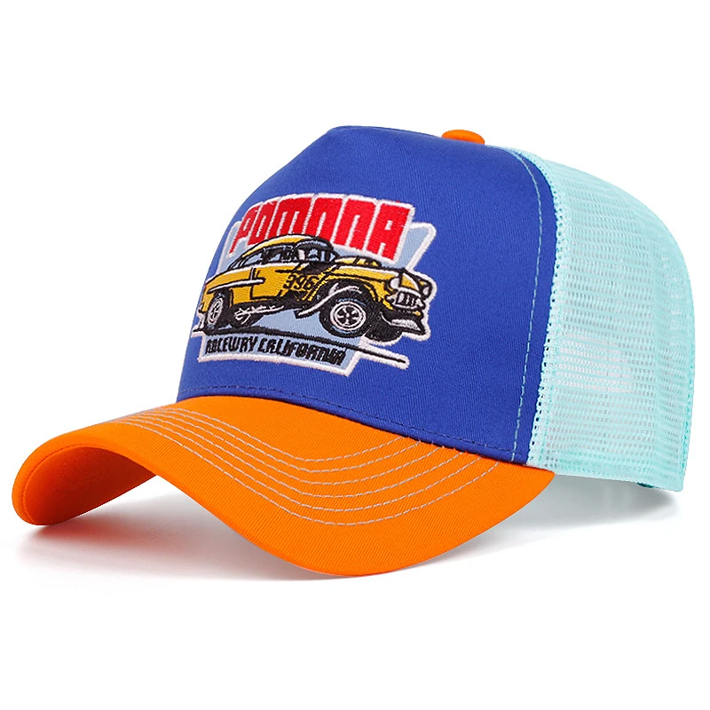 2025 Personalized New Mesh Hat POMNNA Car Men's Truck Hat Street Dance Hip Hop Hat Women's Daily Life Sunshade Hat Baseball Hat thumbnail 5