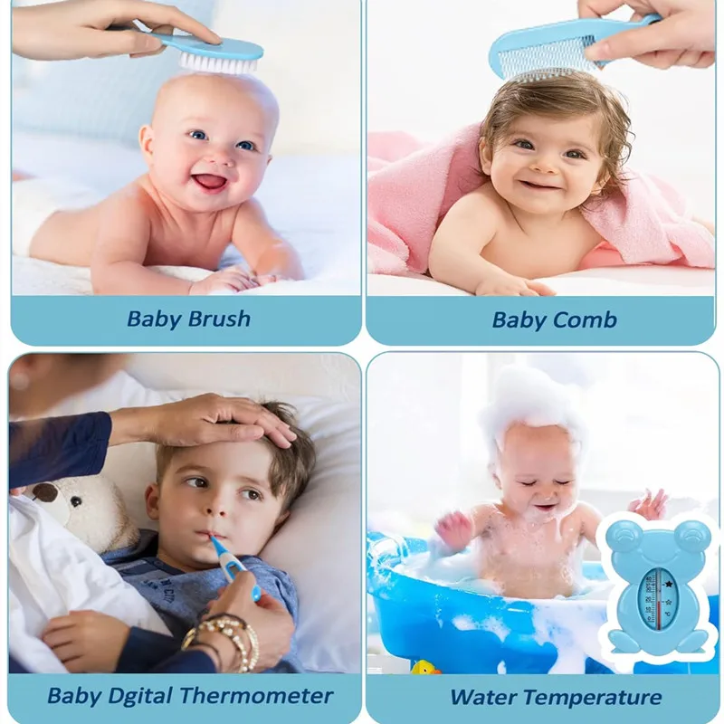 4/8/13pcs Newborn daily nail Care kit Nail clipper tool Health kit Thermometer Comb Care kit thumbnail 3