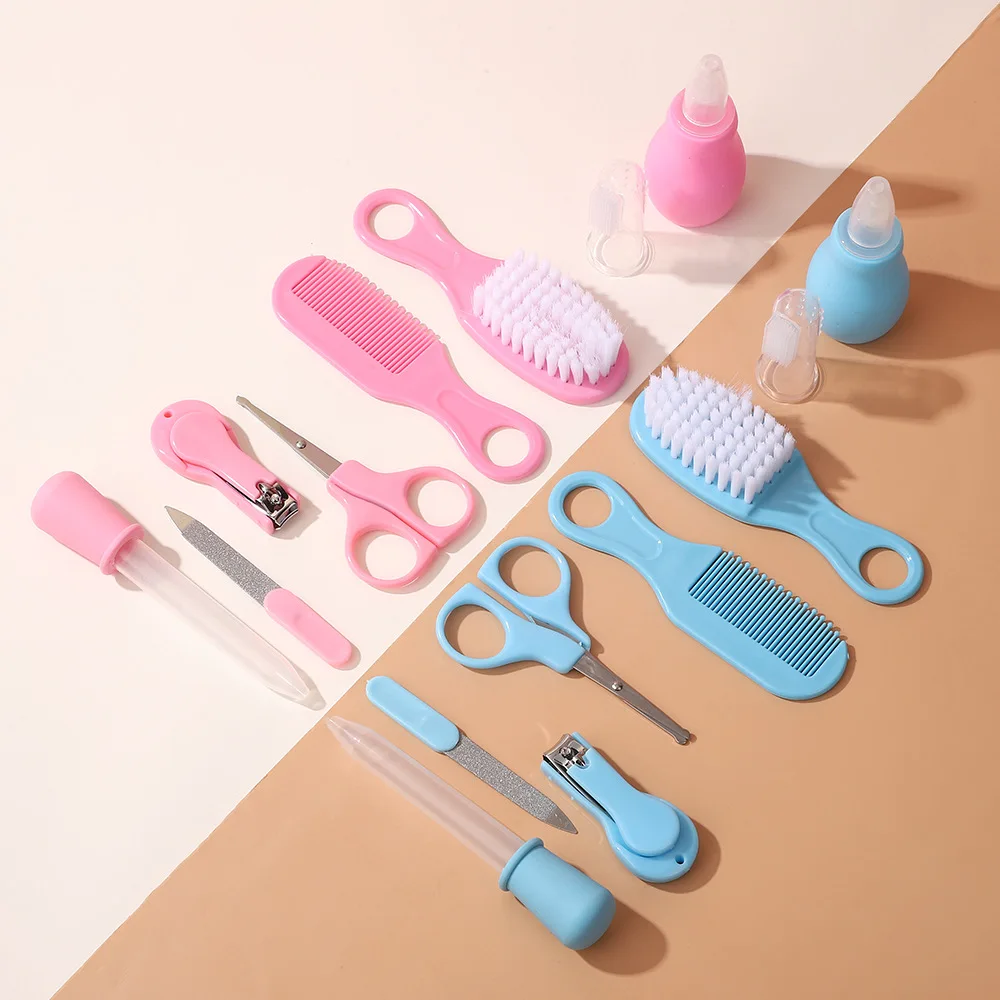 4/8/13pcs Newborn daily nail Care kit Nail clipper tool Health kit Thermometer Comb Care kit thumbnail 6