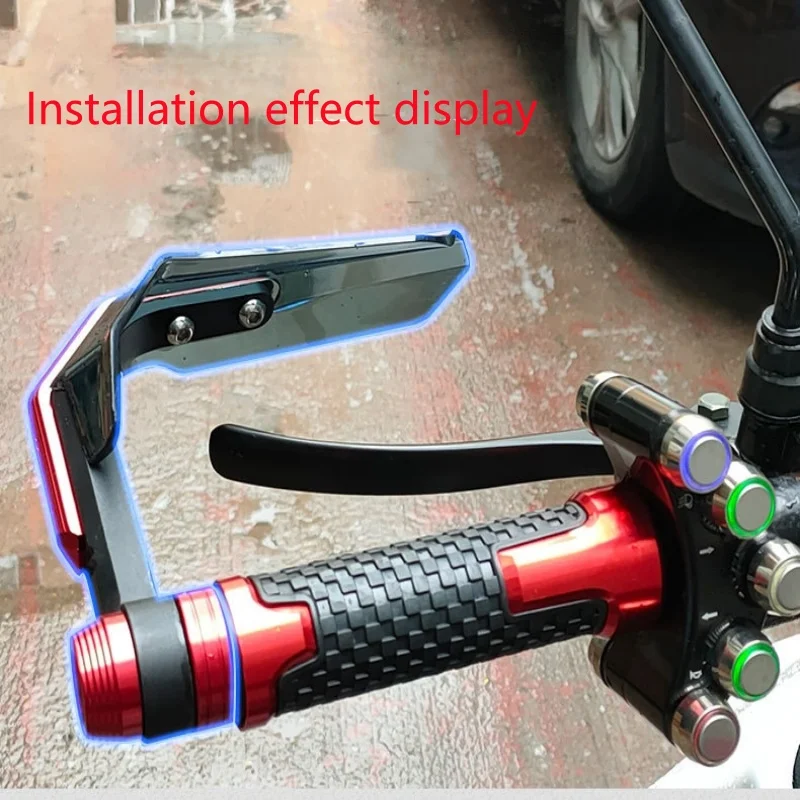 Motorcycle Handle Hand Guards Wind Protector Brush Bar Decoration Universal Motocross Grip Protect Covers Handlebar Handguard thumbnail 4