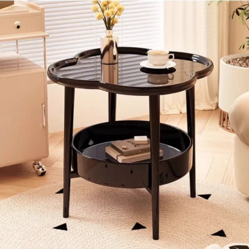 Durable coffee table bedroom side table bedside table modern simple small tea table multifunctional storage shelf small desk thumbnail 2