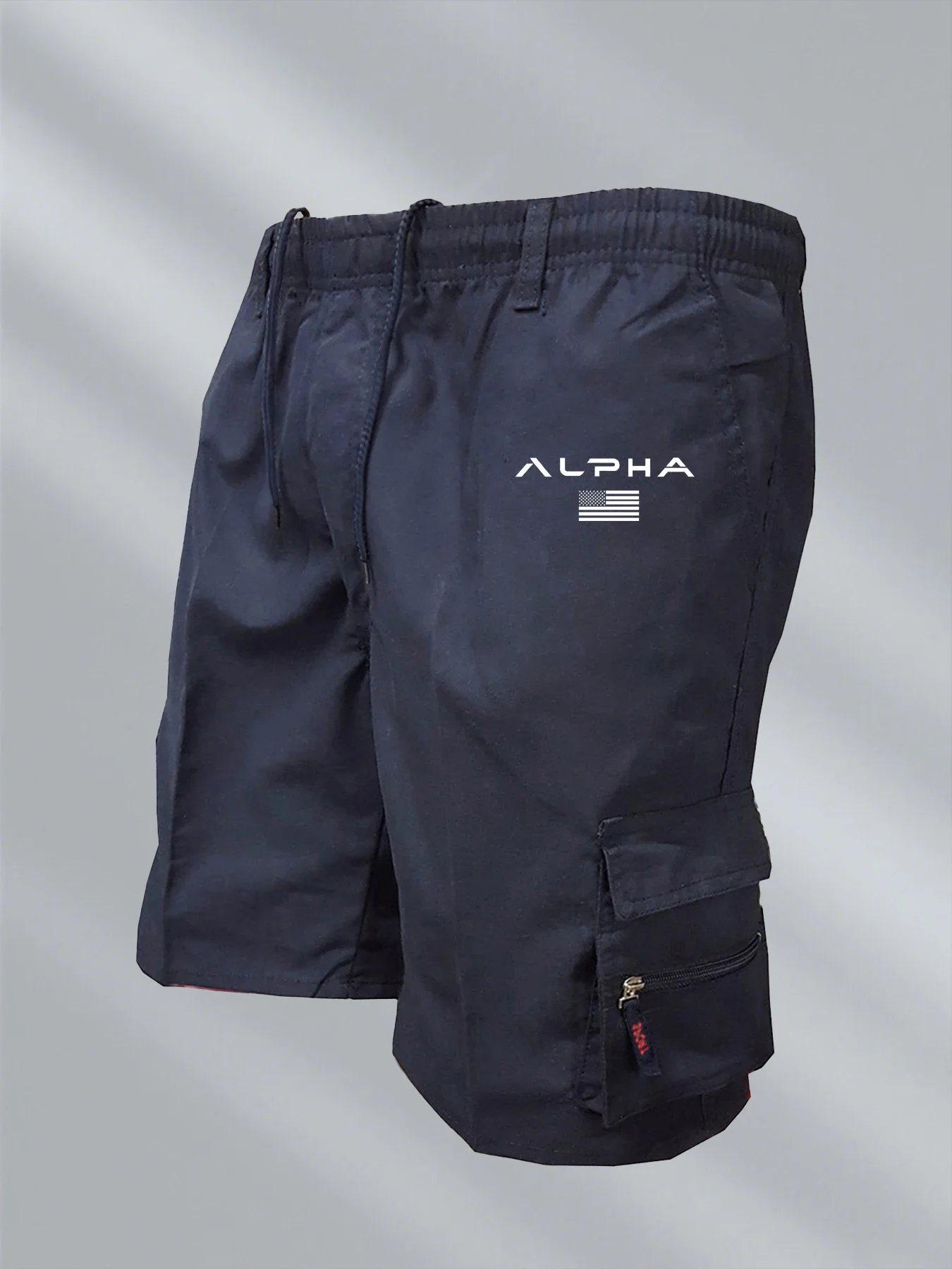 New Men's Cargo Shorts Fashion Casual Running Shorts Big Pocket Sports Slacks Cargo Panels Trousers Plus Size for Male thumbnail 4