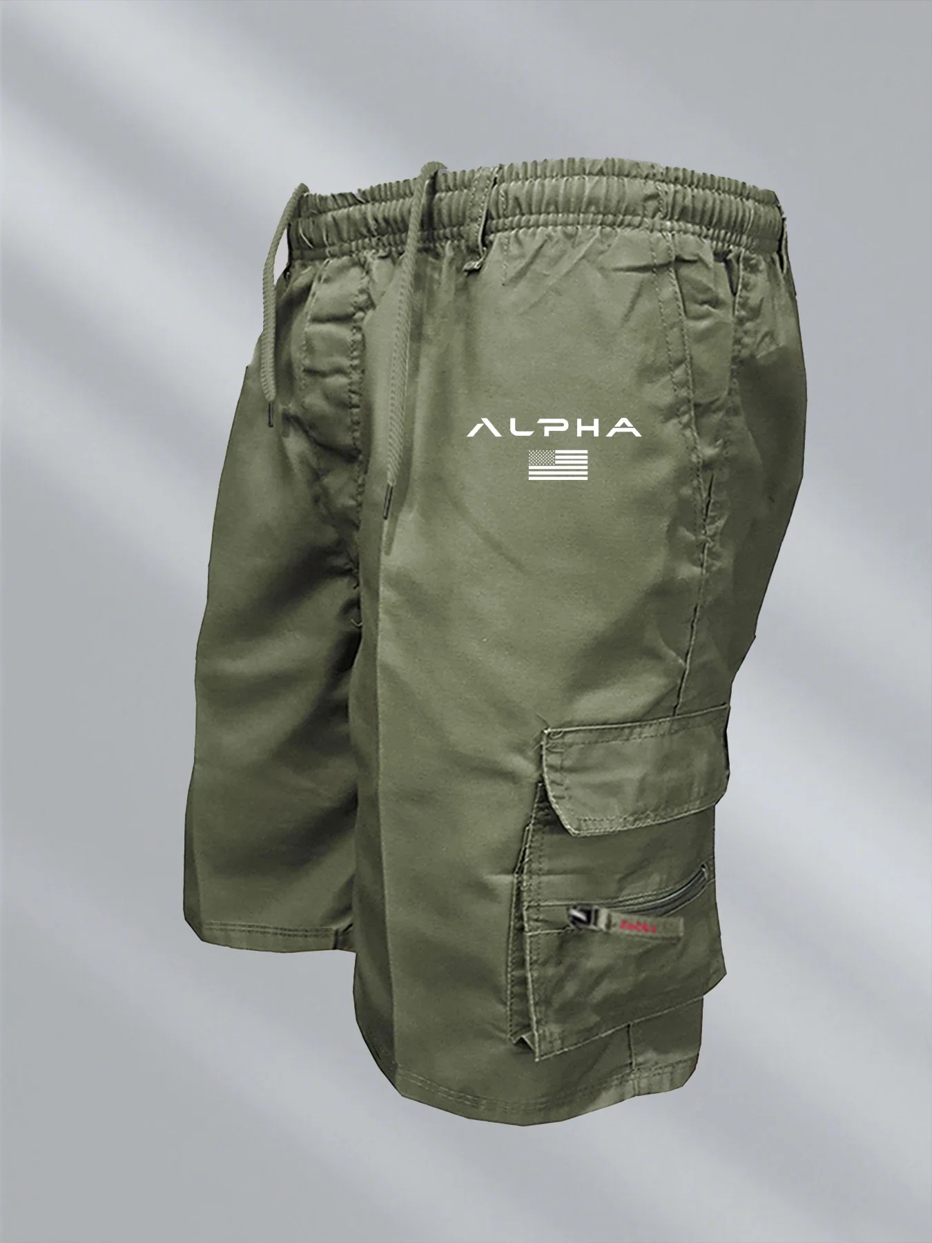 New Men's Cargo Shorts Fashion Casual Running Shorts Big Pocket Sports Slacks Cargo Panels Trousers Plus Size for Male thumbnail 5