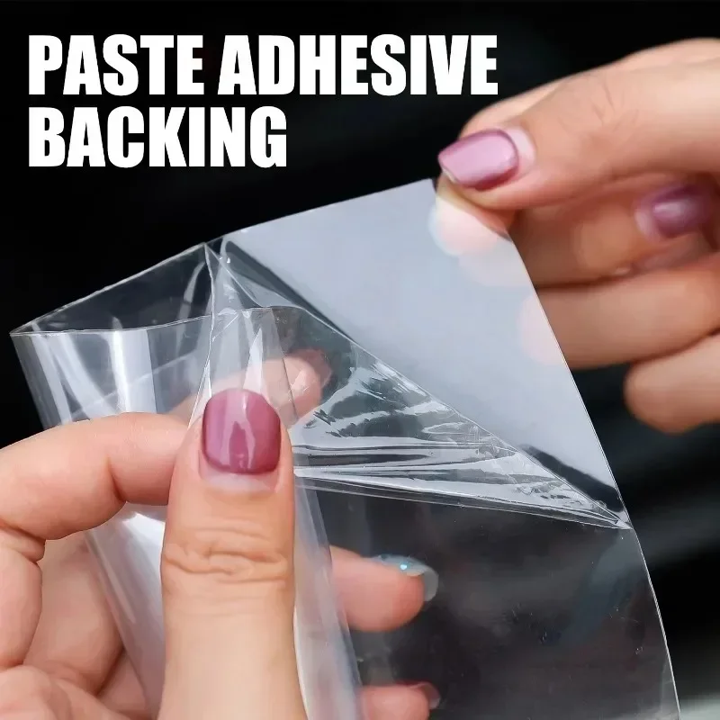 Car Bumper Paint Sticker Scratch Resistant Car Film Waterproof Car Protective Film Clear Paint Protection Film 10/15/20cm 1/2pcs thumbnail 4