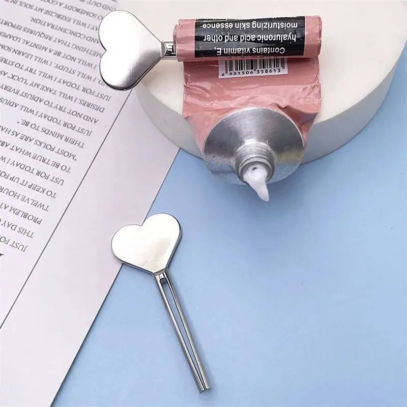 Metal Manual Toothpaste Squeezer Stainless Steel Dispenser Tube Squeezer Hand Cream Tube Key Roller Set Bathroom Accessories thumbnail 4
