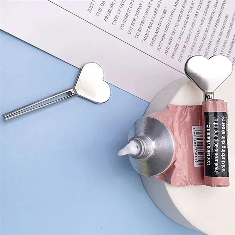 Metal Manual Toothpaste Squeezer Stainless Steel Dispenser Tube Squeezer Hand Cream Tube Key Roller Set Bathroom Accessories thumbnail 3