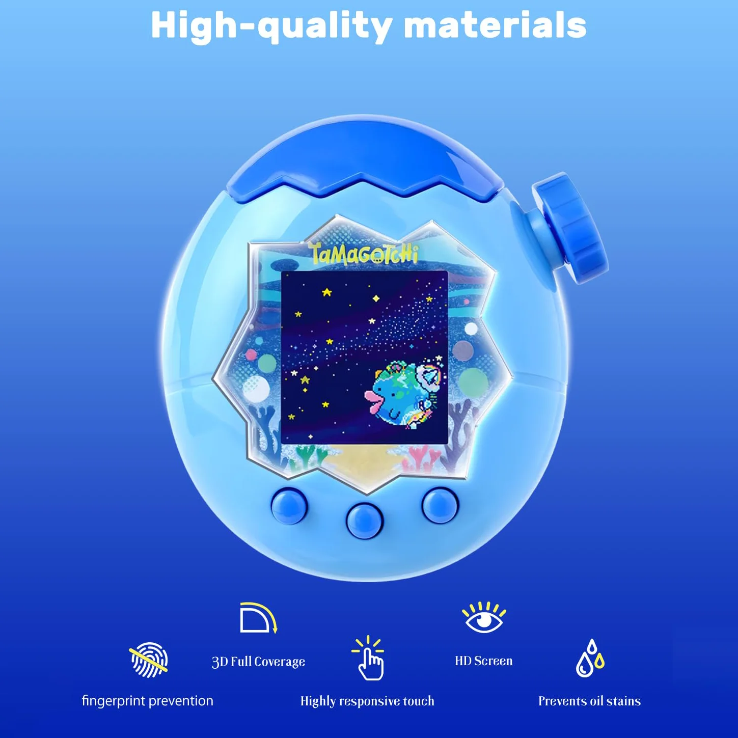 Screen Protector And Button Film For Tamagotchi Paradise Case Clear TPU Soft Film Screen Protector For Tamagotchi Paradise thumbnail 2