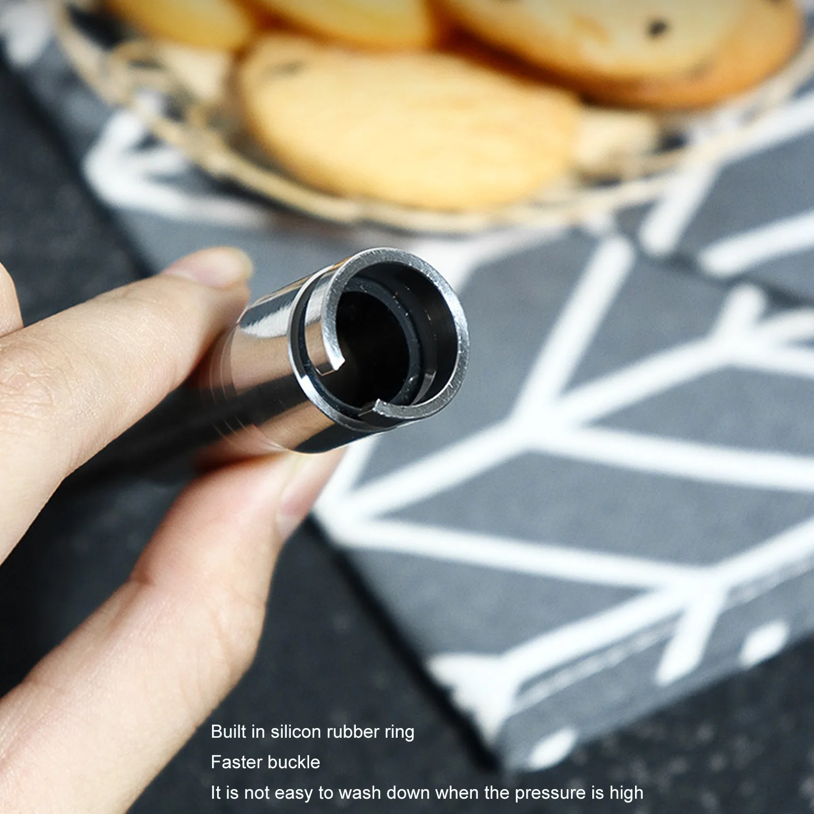 Delonghi Coffee Steam Nozzle Stainless Steel Open-Button Coffee Steam Nozzle Easy To Clean Suitable For Professional Coffee Shop thumbnail 5
