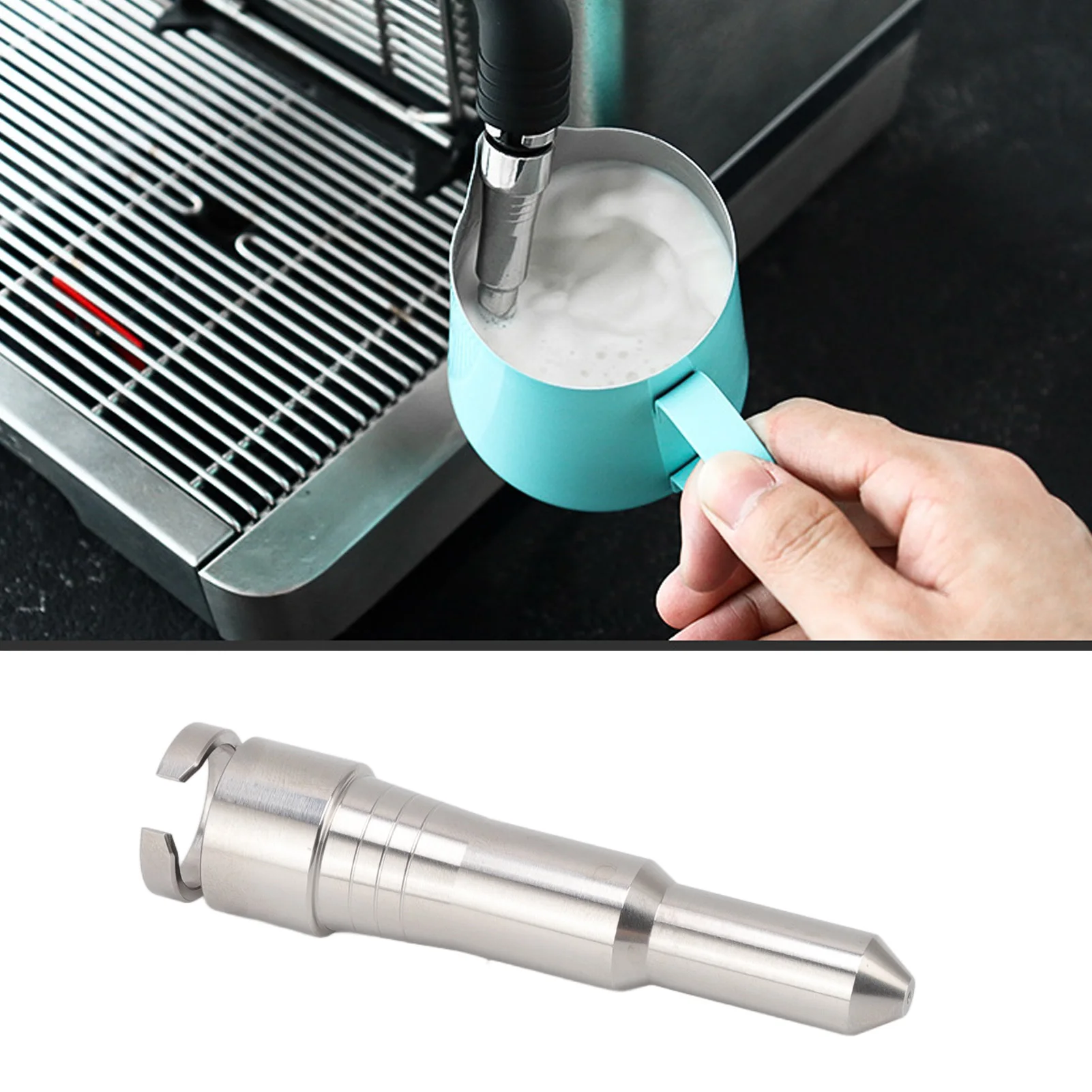 Delonghi Coffee Steam Nozzle Stainless Steel Open-Button Coffee Steam Nozzle Easy To Clean Suitable For Professional Coffee Shop thumbnail 4