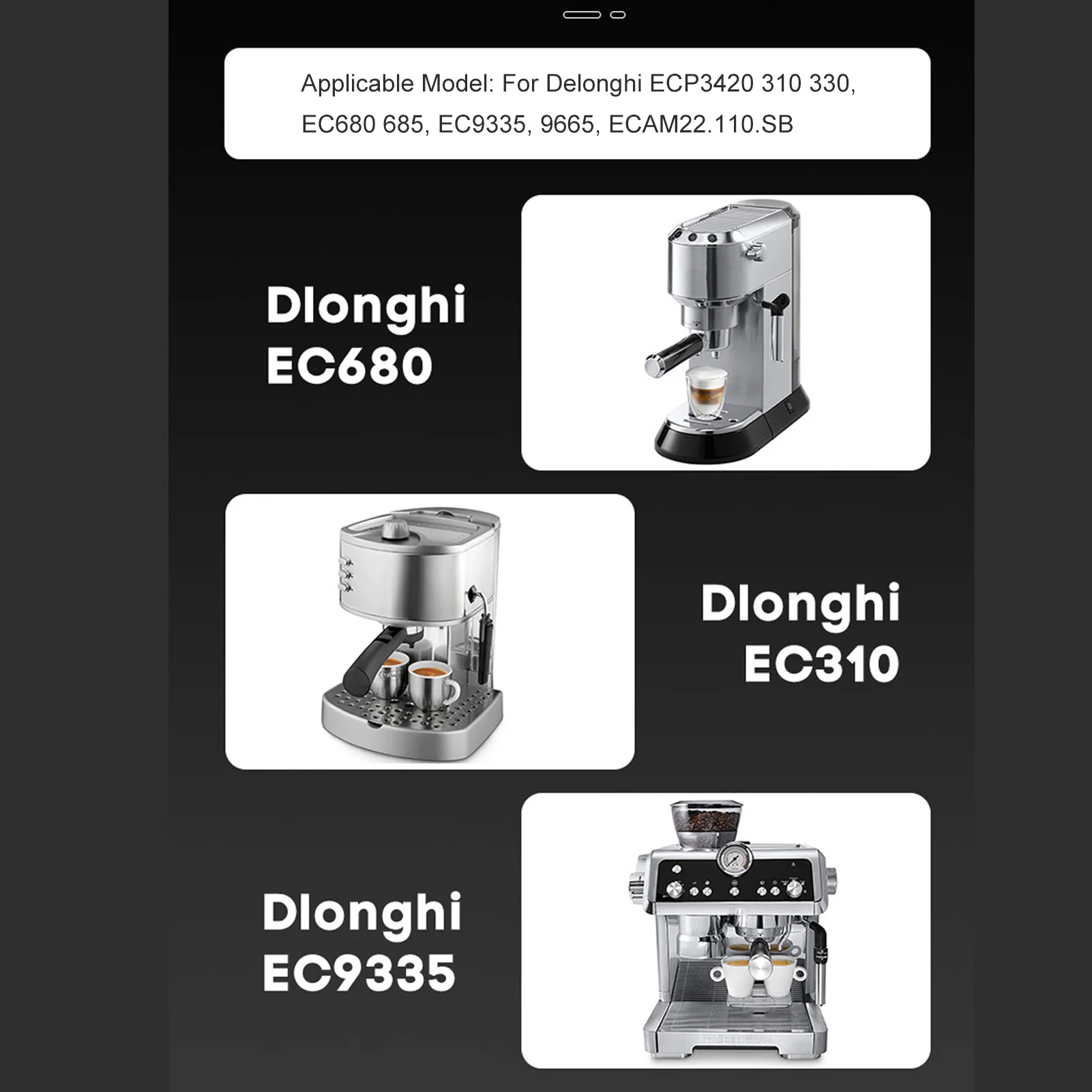 Delonghi Coffee Steam Nozzle Stainless Steel Open-Button Coffee Steam Nozzle Easy To Clean Suitable For Professional Coffee Shop thumbnail 6