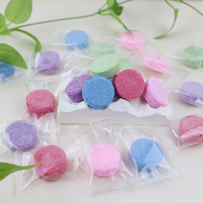 180/40pcs instant foot bath effervescent tablets essential oil bath salt spa foot care exfoliating soothing skin moisturizing thumbnail 5