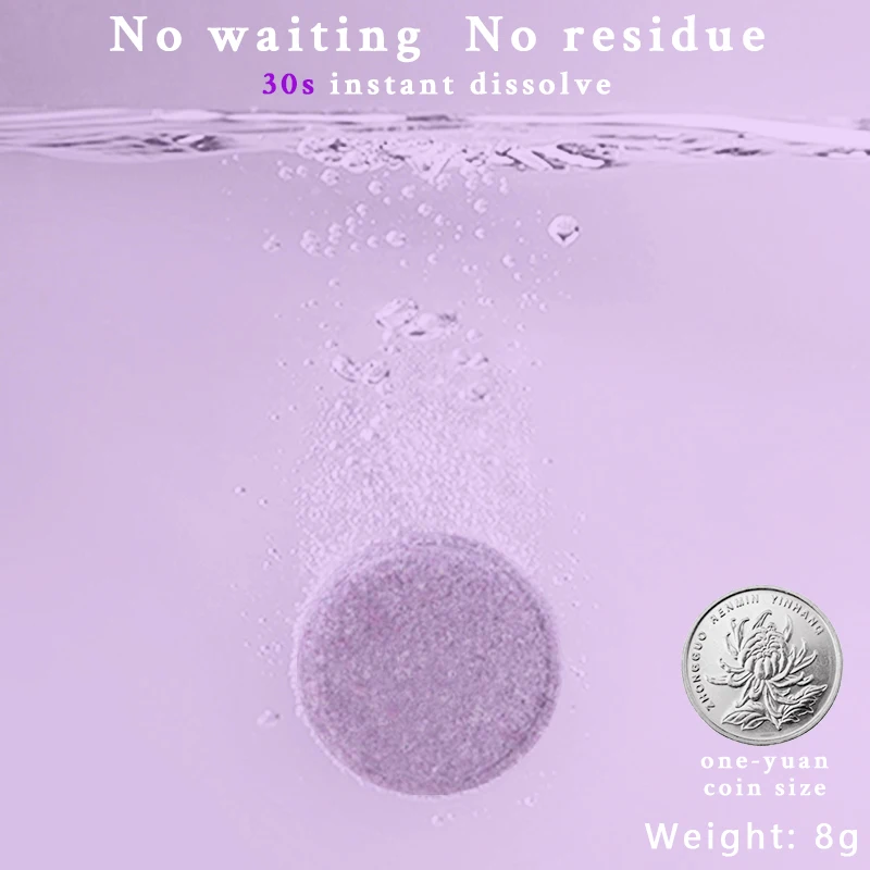 180/40pcs instant foot bath effervescent tablets essential oil bath salt spa foot care exfoliating soothing skin moisturizing thumbnail 4