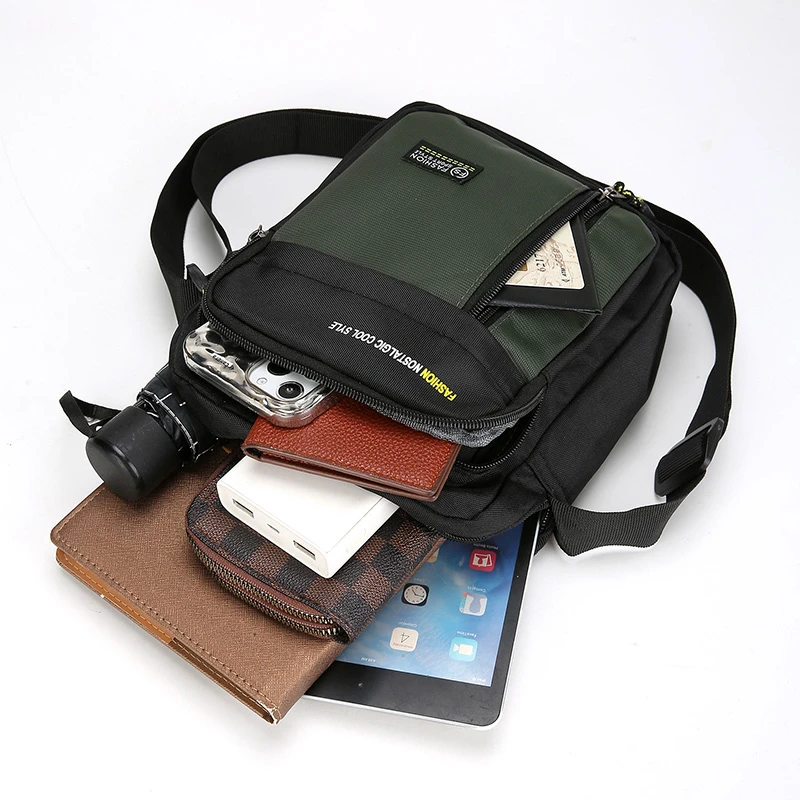 Men's Large Capacity Crossbody Bag - Fashion Multi-Pocket Shoulder Sling for Work & Travel (Business Casual Messenger Bag) thumbnail 6