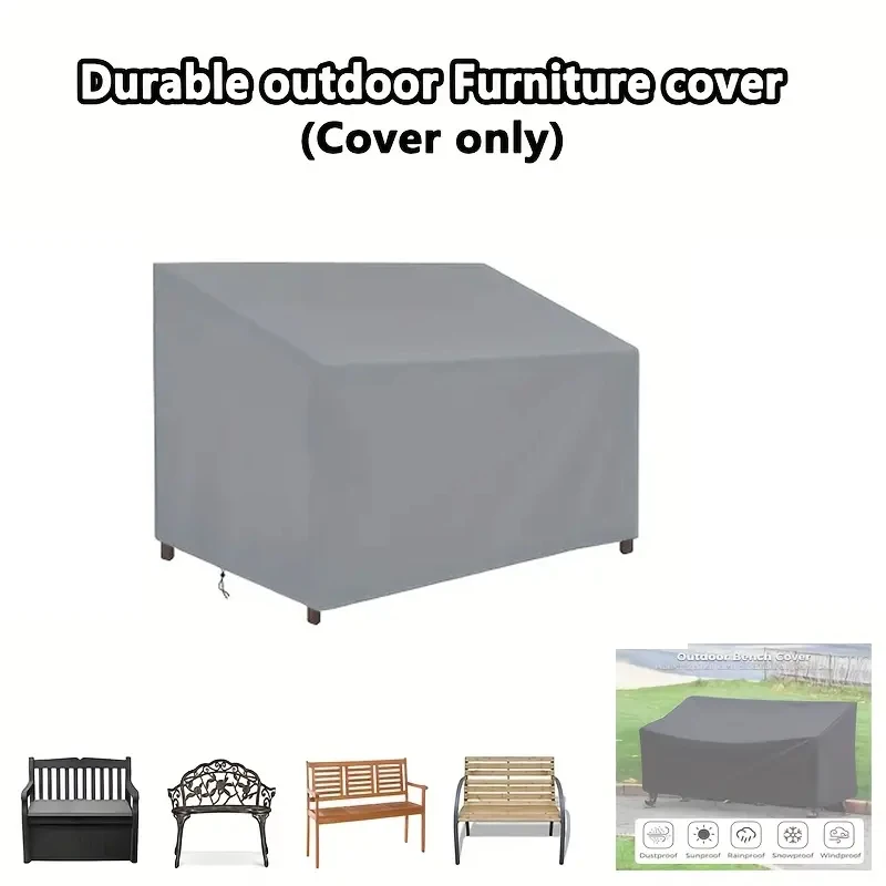 210D Outdoor Sofa Cover, A Full-season Patio Furniture Protection Cover Suitable for Gardens, Balconies, or Outdoor Spaces thumbnail 3