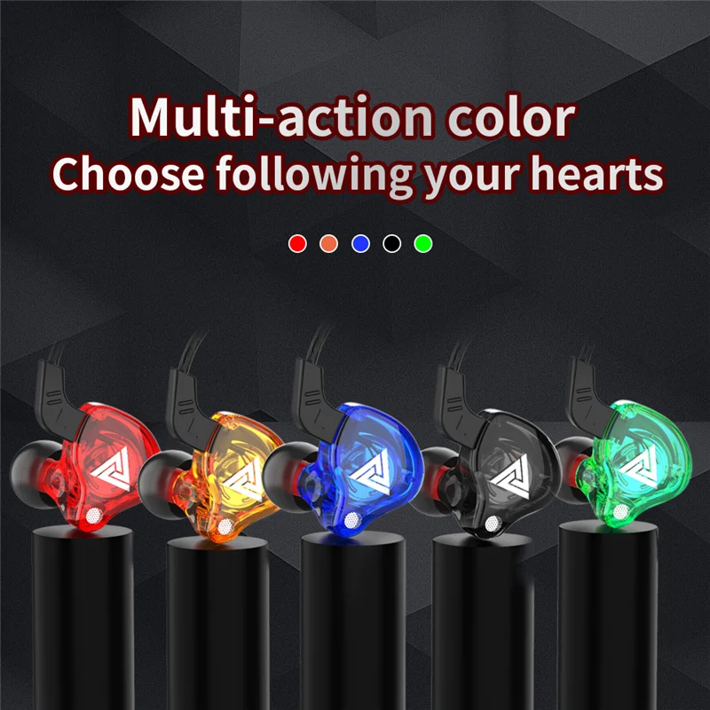 Original QKZ AK6 Copper Driver HiFi Wired Earphone 3.5MM Race Sport Headphone Bass Stereo Headset Music Earbuds In Ear With Mic thumbnail 6