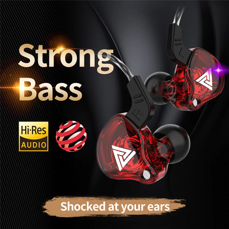 Original QKZ AK6 Copper Driver HiFi Wired Earphone 3.5MM Race Sport Headphone Bass Stereo Headset Music Earbuds In Ear With Mic thumbnail 5