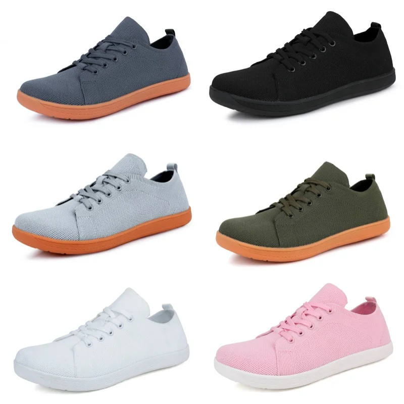Wide Toe Barefoot Shoes Mens Womens Minimalist Walking Sneakers Shoes | Zero Drop Sole | Breathable Mesh thumbnail 6