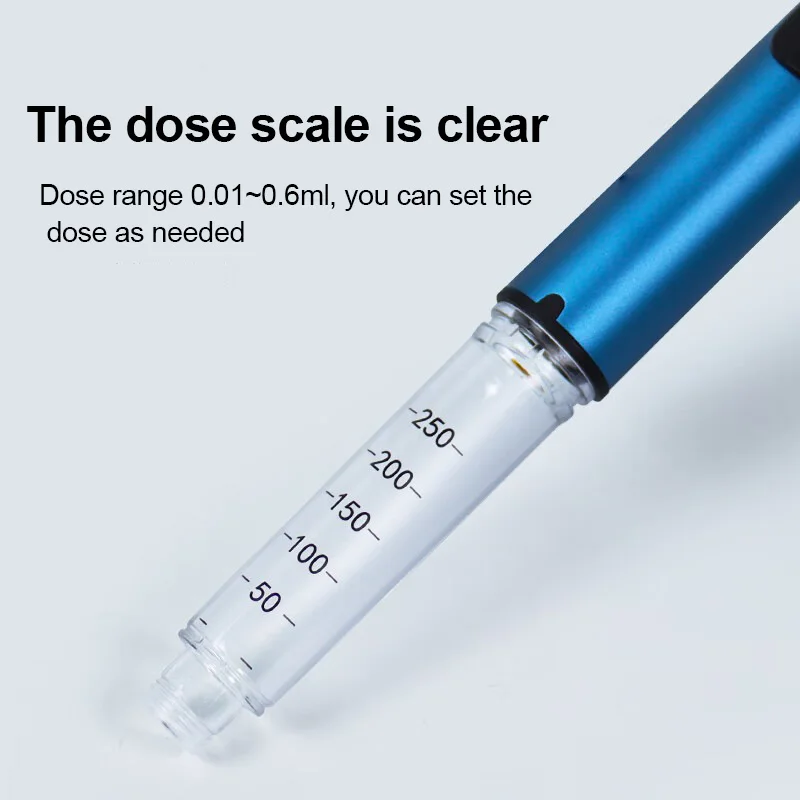 Auto Disposable Insulin Injector Pen Reusable for Weight Loss Peptide Injection Made of Durable Metal and Plastic thumbnail 4