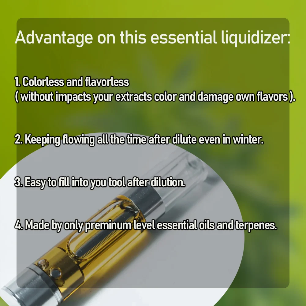 1 bottle natural 30-50ml Plants terpenes blend essential oil with clear colorless and flavorless as liquidizer to makes smoother thumbnail 3