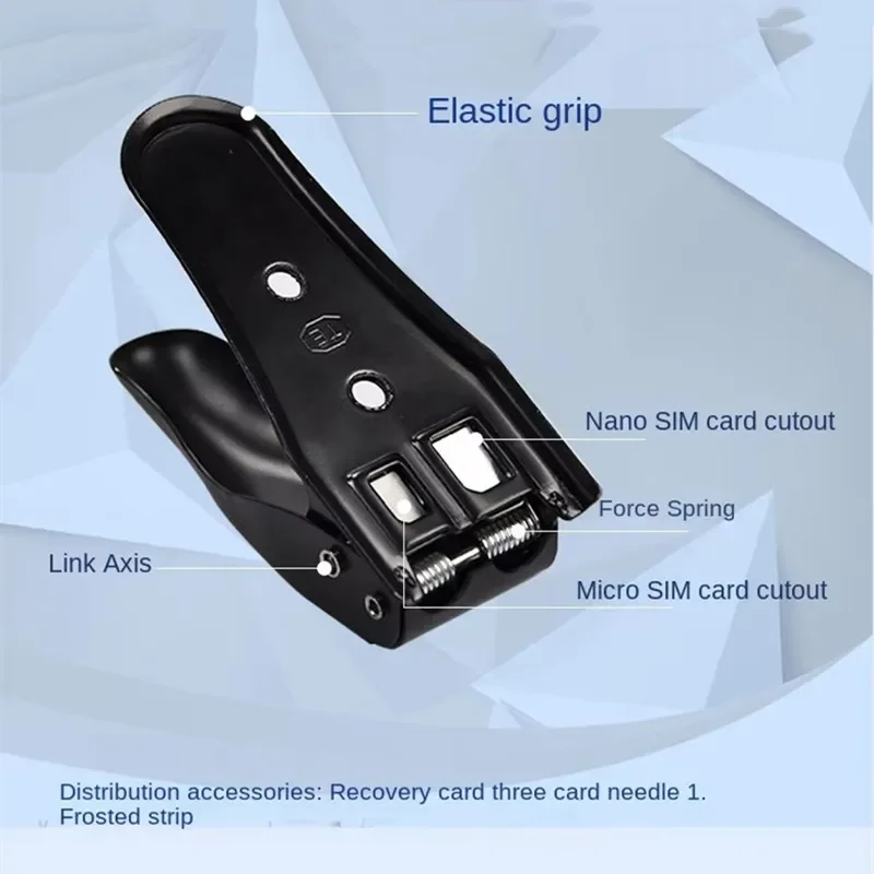 Multi-function Dual Nano Micro SIM Card Cutter Suit for IP Android Smart Phone Accessory Mobile Card Cutting Clipper thumbnail 4