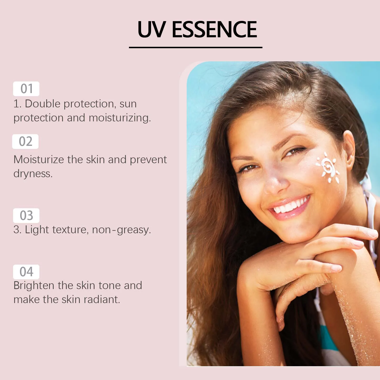 Jaysuing UV Essence Stick SPF 50+ Hydrating Oil Free Anti Sun Natural Sunblock Facial Moisturizer Soothing Skin Care Beauty thumbnail 3