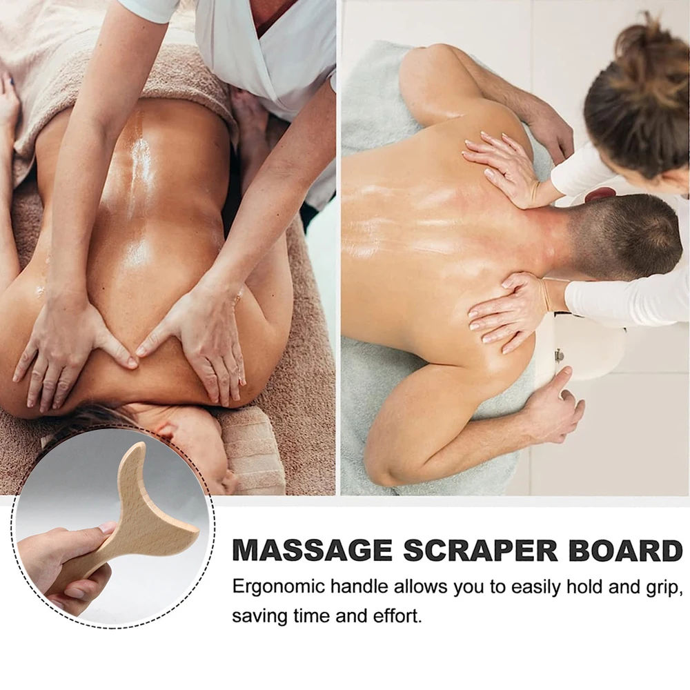 1PCS Wood Therapy Massage Tool Wooden Lymphatic Drainage Massager Body Sculpting Tools for Maderoterapy,Gua Sha,Muscle Release thumbnail 6
