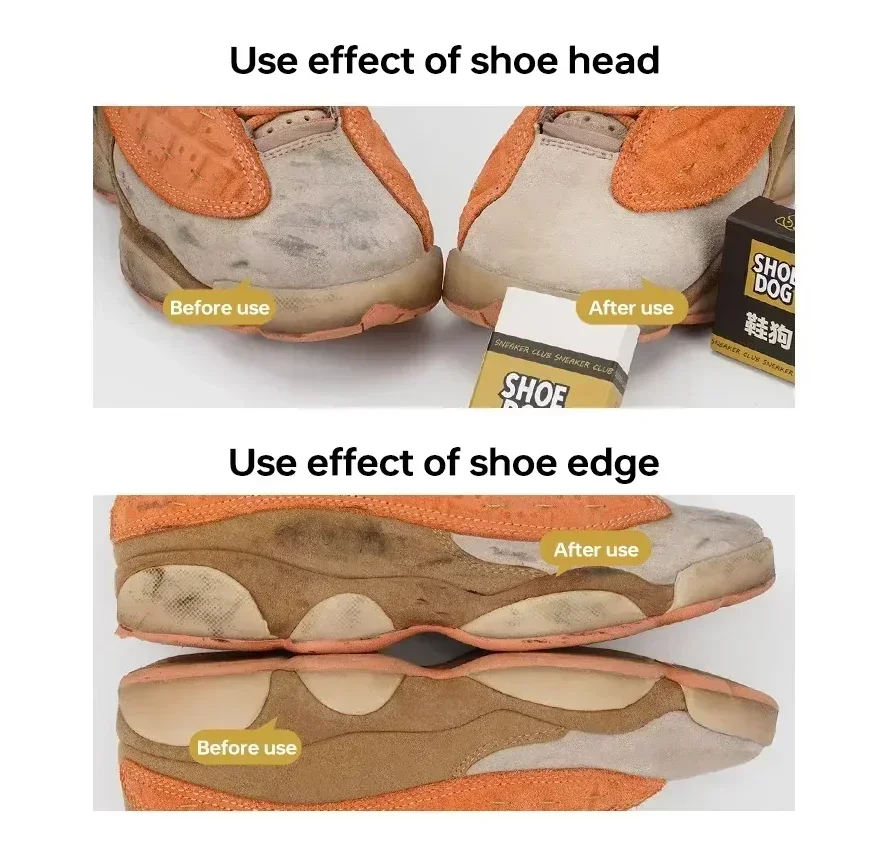Shoe Brush for Slippers Cleaner Eraser Portable Shoes Cleaning Kit Shine Waterproof Suede White Sneakers Cleaner Leather thumbnail 2