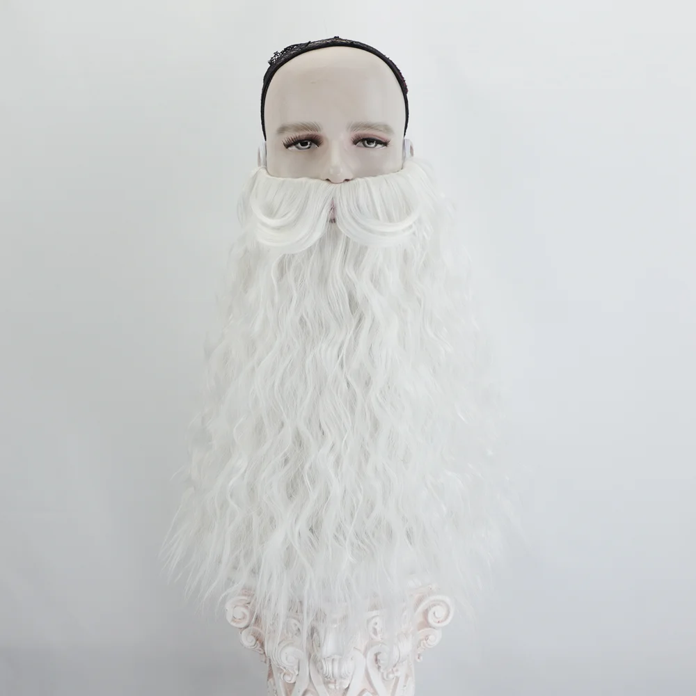 Halloween Masquerade Fake Beard Synthetic Hair Fake FaceMustache Cosplay Costume Party thumbnail 4